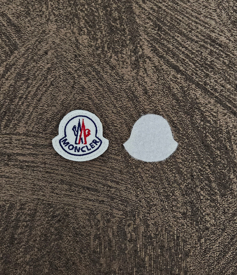 Patch Replica Moncler 4x4.5cm Embroidered with Velcro Me F. Sewing