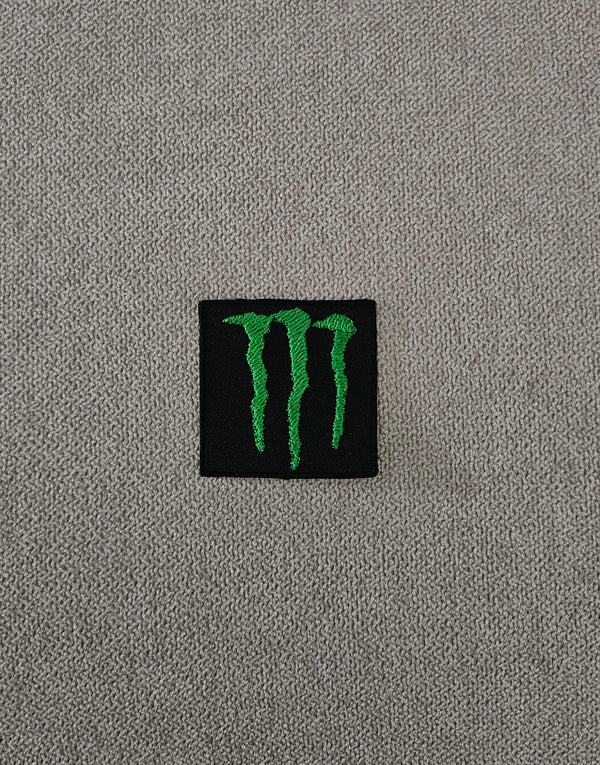 Patch Patch Replica Monster Energy 4x4cm Embroidered Iron-on and Sew-on