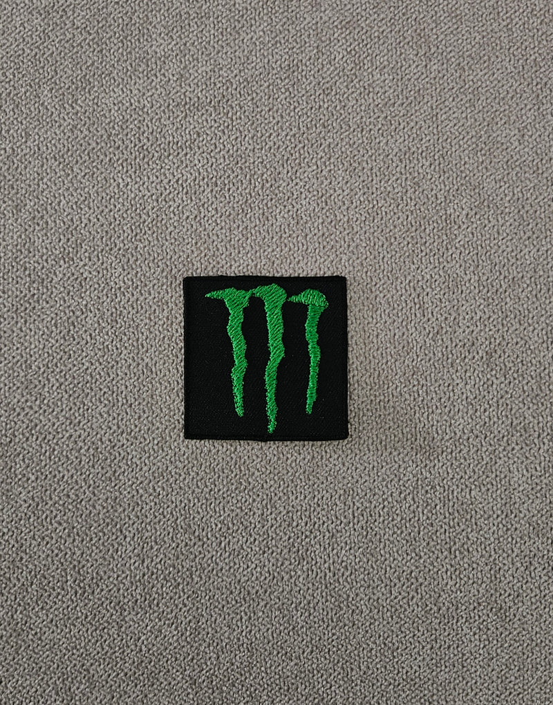 Parche Parche Réplica Monster Energy 4x4cm Bordado Termoadhesivo y Cosido