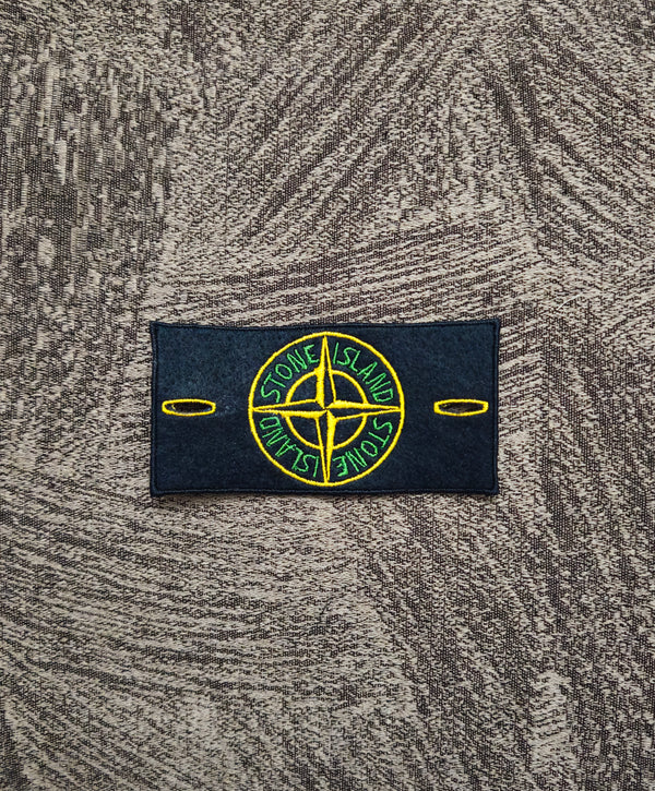 Patch Toppa Replica Stone Island New Ricamata 9,5x4,5cm