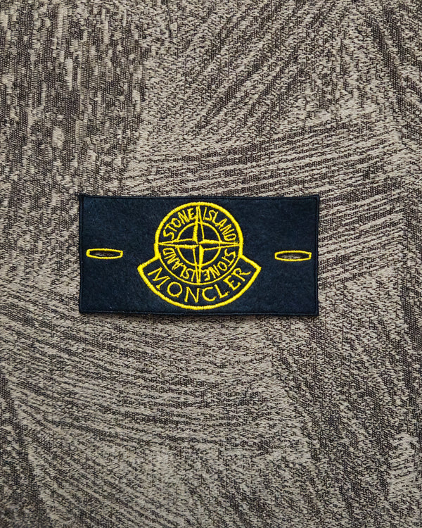 Patch Replica Stone Island Moncler Embroidered Patch 9.5x4.5cm