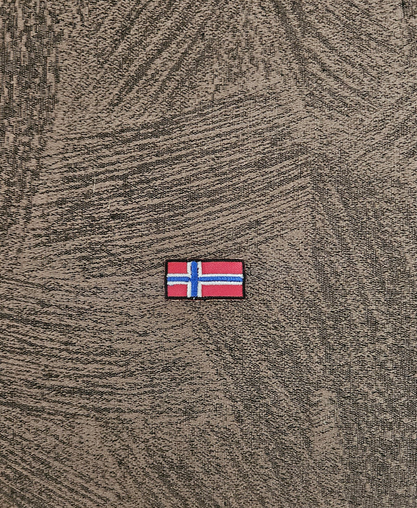 Norwegian Flag PATCH EMBROIDERED IRON ON AND SEW ON