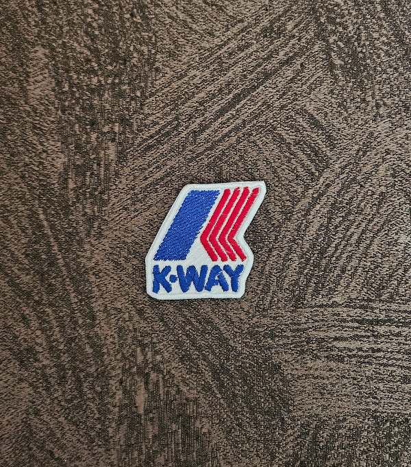 Parche Réplica K-WAY Kway 5x5.5cm Bordado Termoadhesivo y Cosido