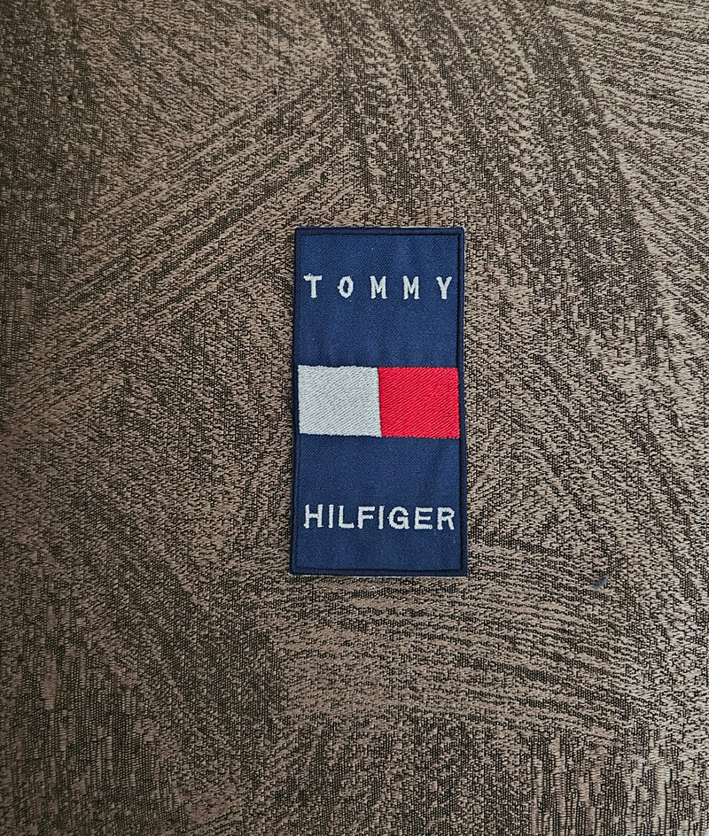 Patch Toppa Replica Tommy Hilfiger 10x5cm Ricamata Termoadesiva e da Cucire