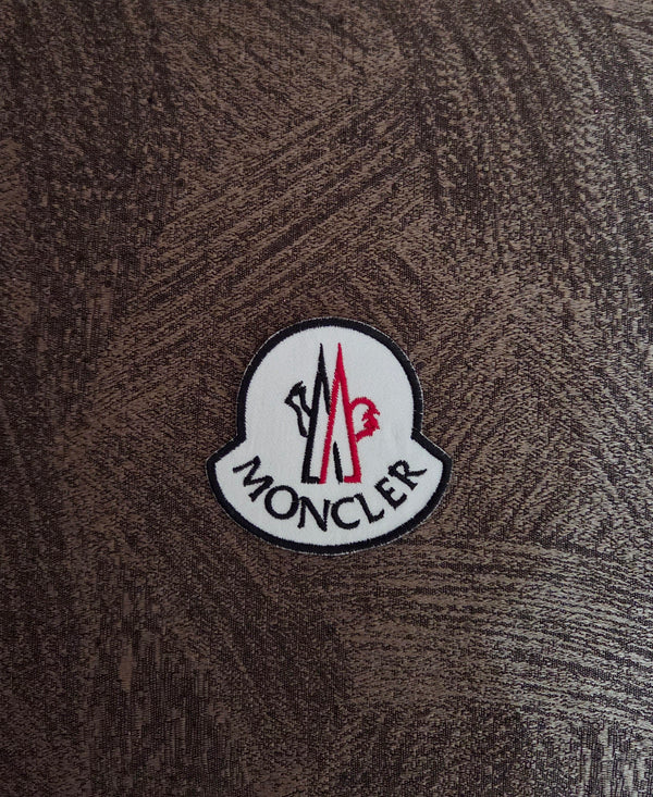 Patch Replica Moncler 7x7,5cm BLACK Embroidered Iron-on or Sew-on