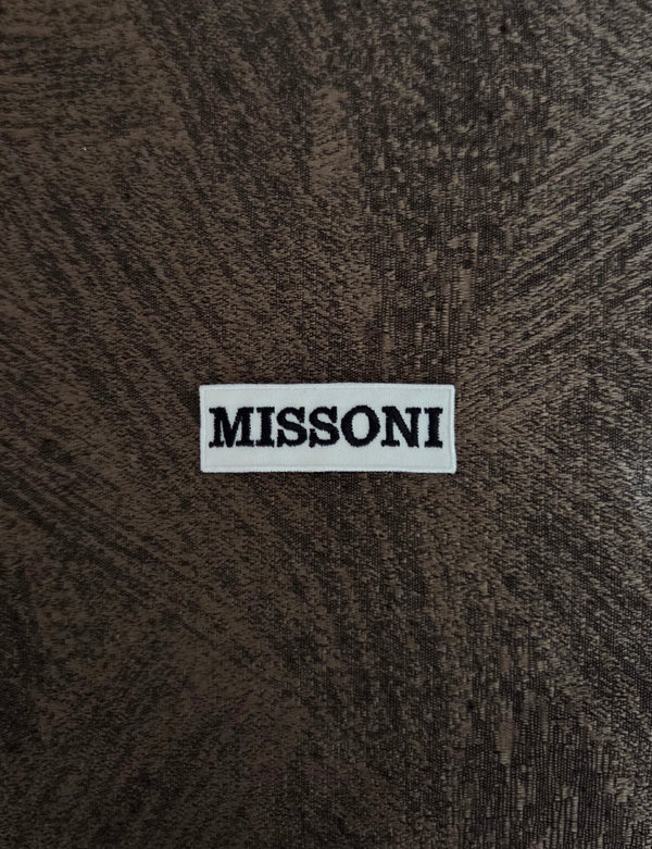 Patch Patch Replica Missoni 6x2cm Embroidered Iron-on and Sew-on