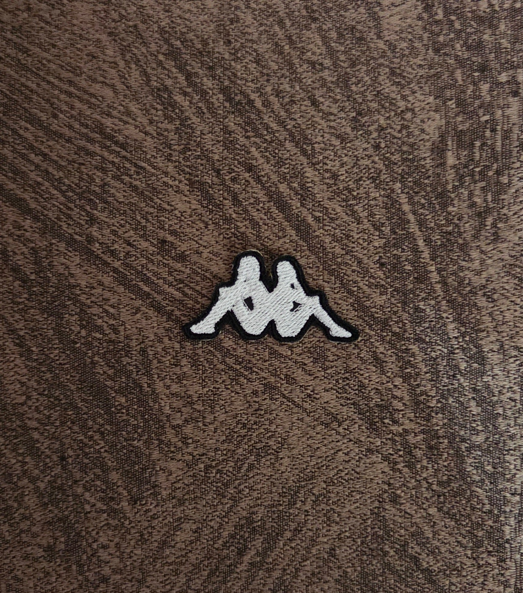 Patch Toppa Ricamata Replica Kappa 5X2.5cm Termoadesiva e da Cucire