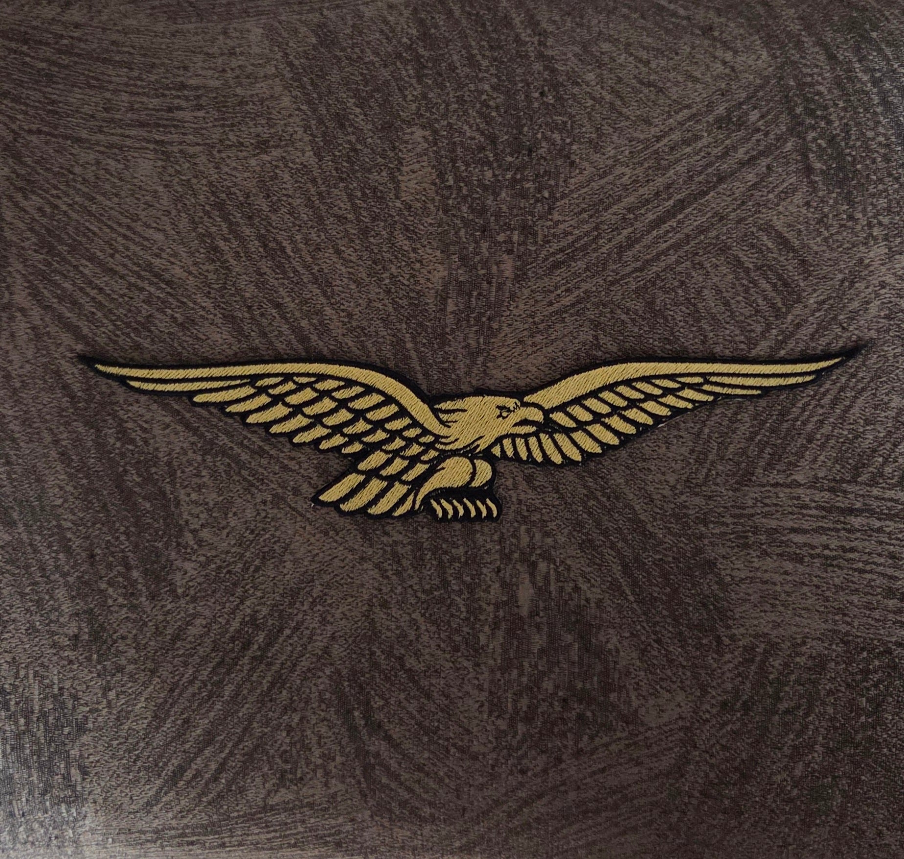 Patch Toppa Aquila Moto Guzzi Ricamata Termoadesiva o da Cucire 26x6 cm Circa