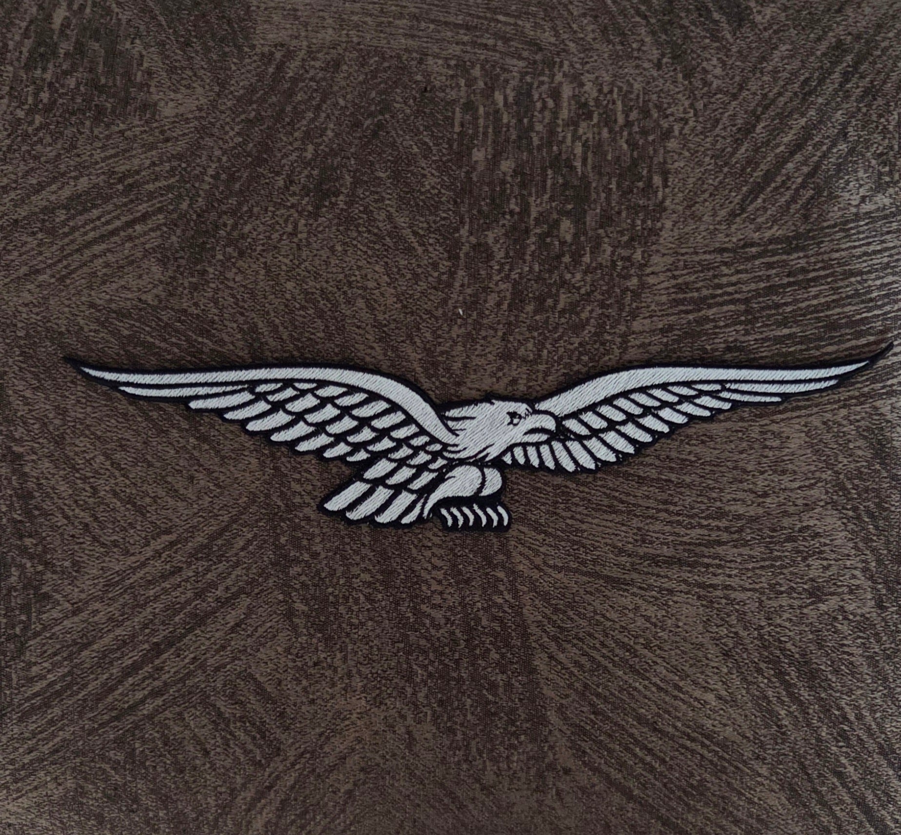 Patch Toppa Aquila Moto Guzzi Ricamata Termoadesiva o da Cucire 26x6 cm Circa