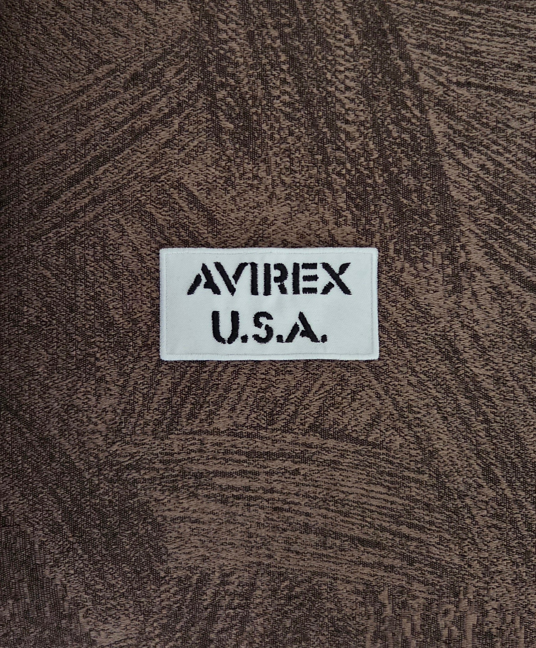 Patch Toppa Replica Avirex U.S.A.Ricamata Termoadesiva e da Cucire