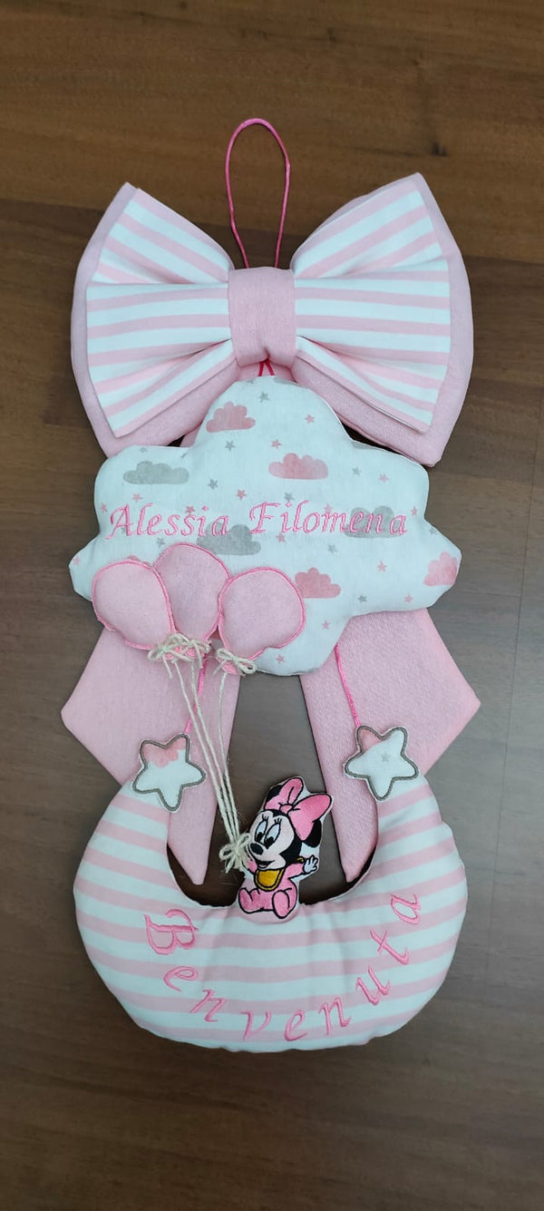 Handmade Birth Bow 65x30cm Customizable!