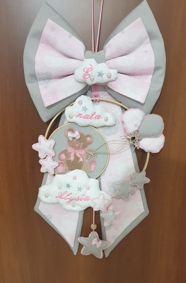 Handmade Birth Bow 67x33cm Customizable!