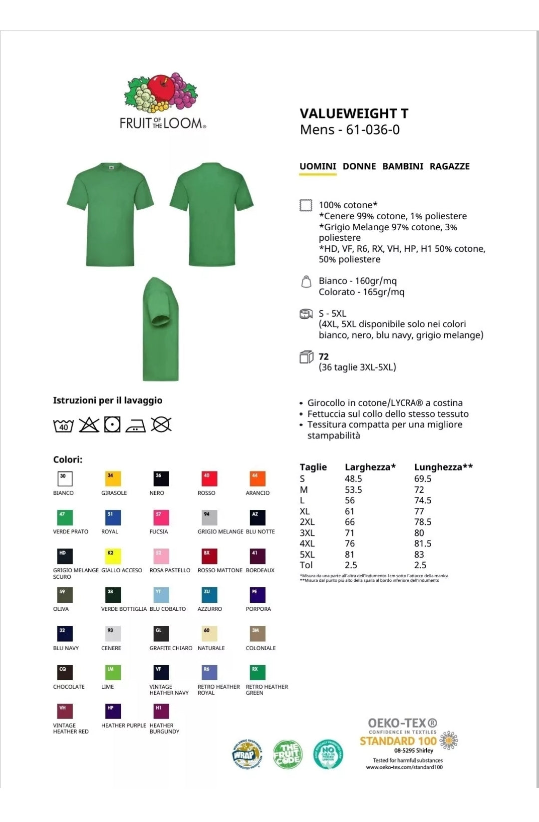 T-Shirt Maglia Vigili del Fuoco VDF Logo Davanti+Scritta Ricamata Personalizzata a "Scelta"Grigio/Scuro