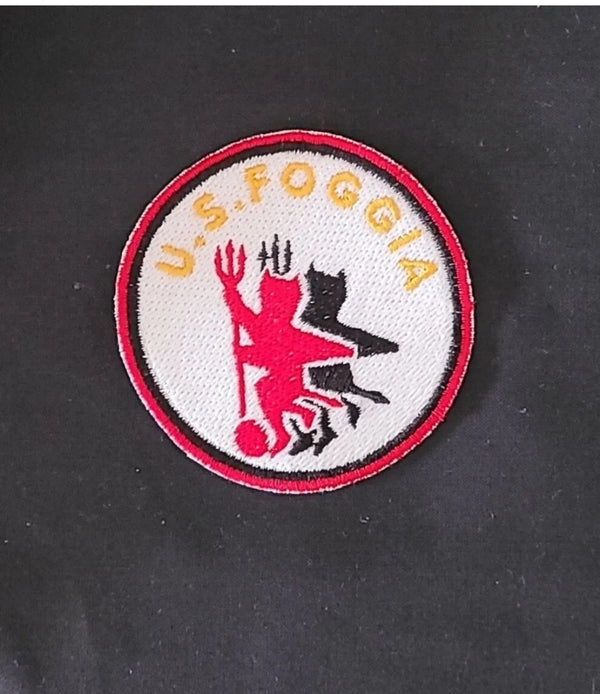 Patch Embroidered Foggia Football Patch Iron-on or Sew-on Diameter 7CM