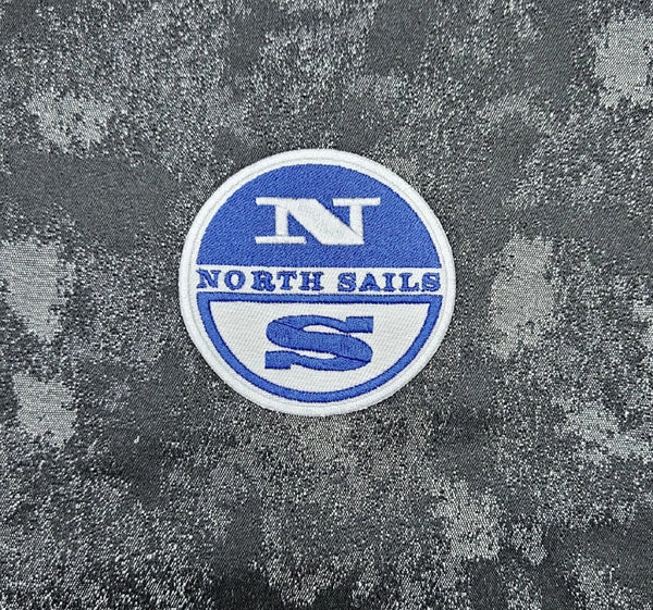 Patch Toppa Replica North Sails Termoadesiva o da Cucire Diametro 8 cm