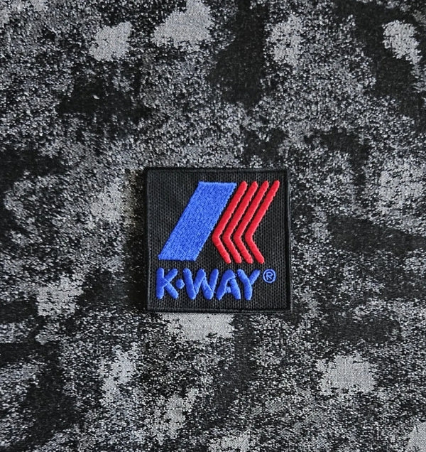 Parche K-WAY Kway Réplica Parche Bordado Termoadhesivo o Cosido 7x7cm