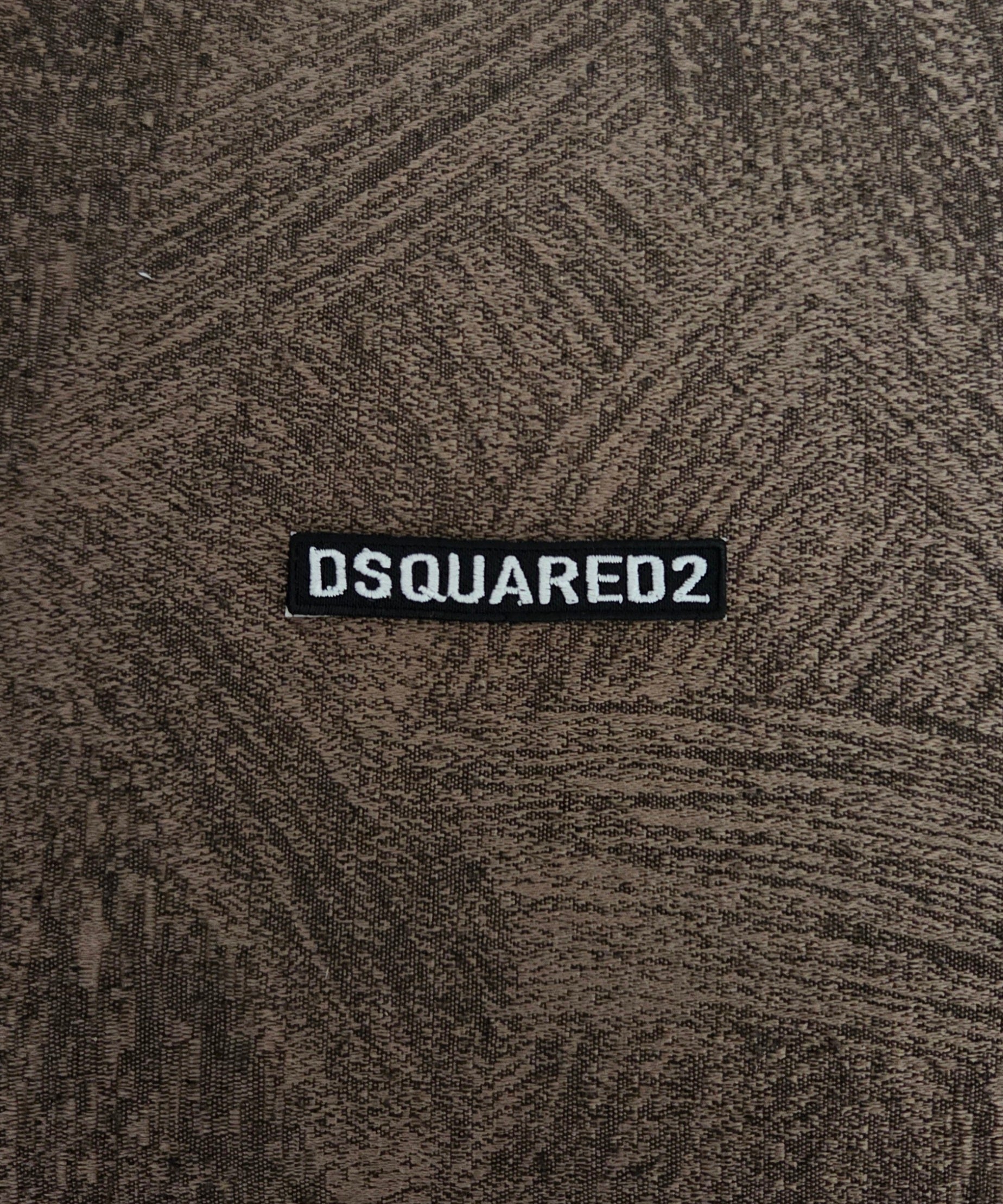 Patch Toppa Ricamata Replica Dsquared2 7x1CM  Termoadesiva e da Cucire Diametro