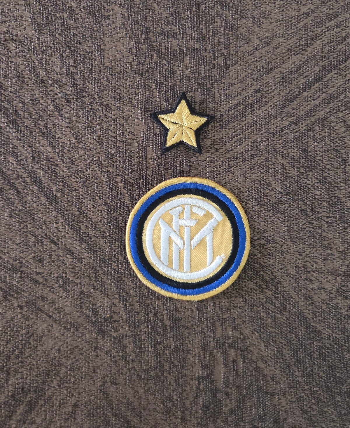 TOPPE PATCH Duo Stella Inter Calcio RICAMATA TERMOADESIVA E DA CUCIRE
