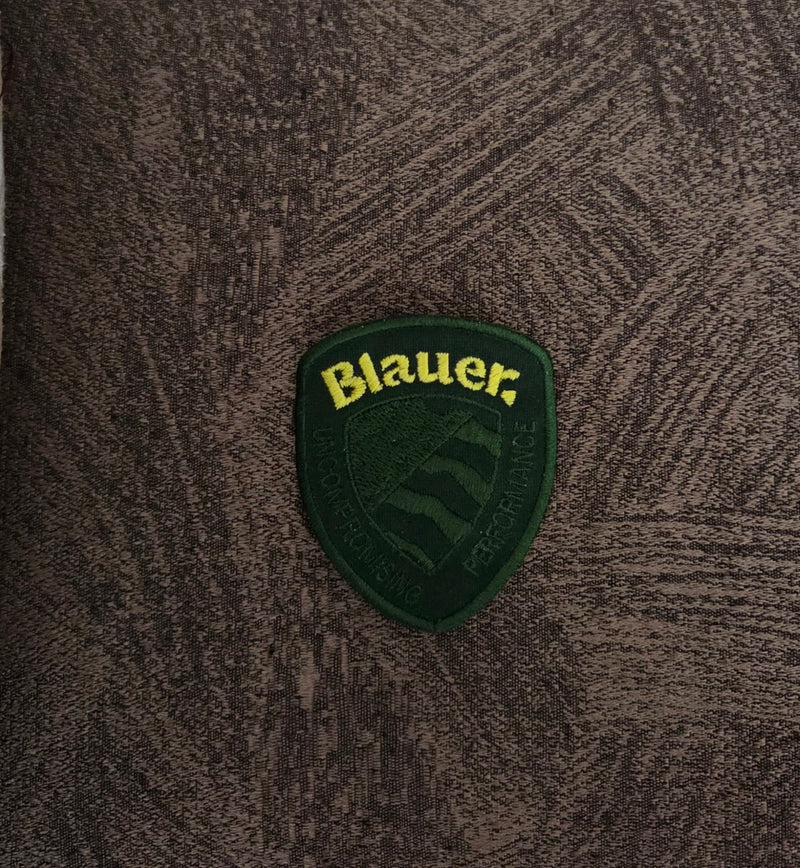 Patch Toppa Replica Blauer 8x6.5cm Ricamata Termoadesiva e da Cucire
