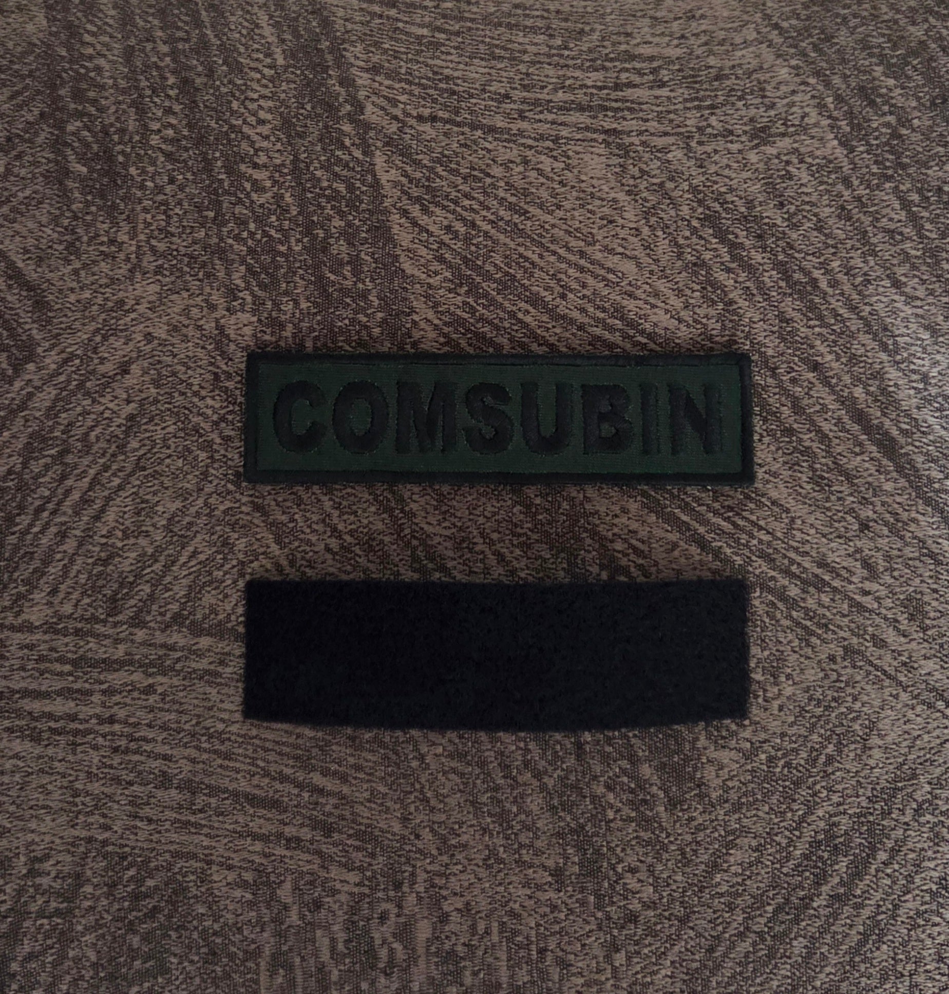 Toppa Scratch Patch Comsubin Marina Militare con Velcro M.eF. 11.5X3CM