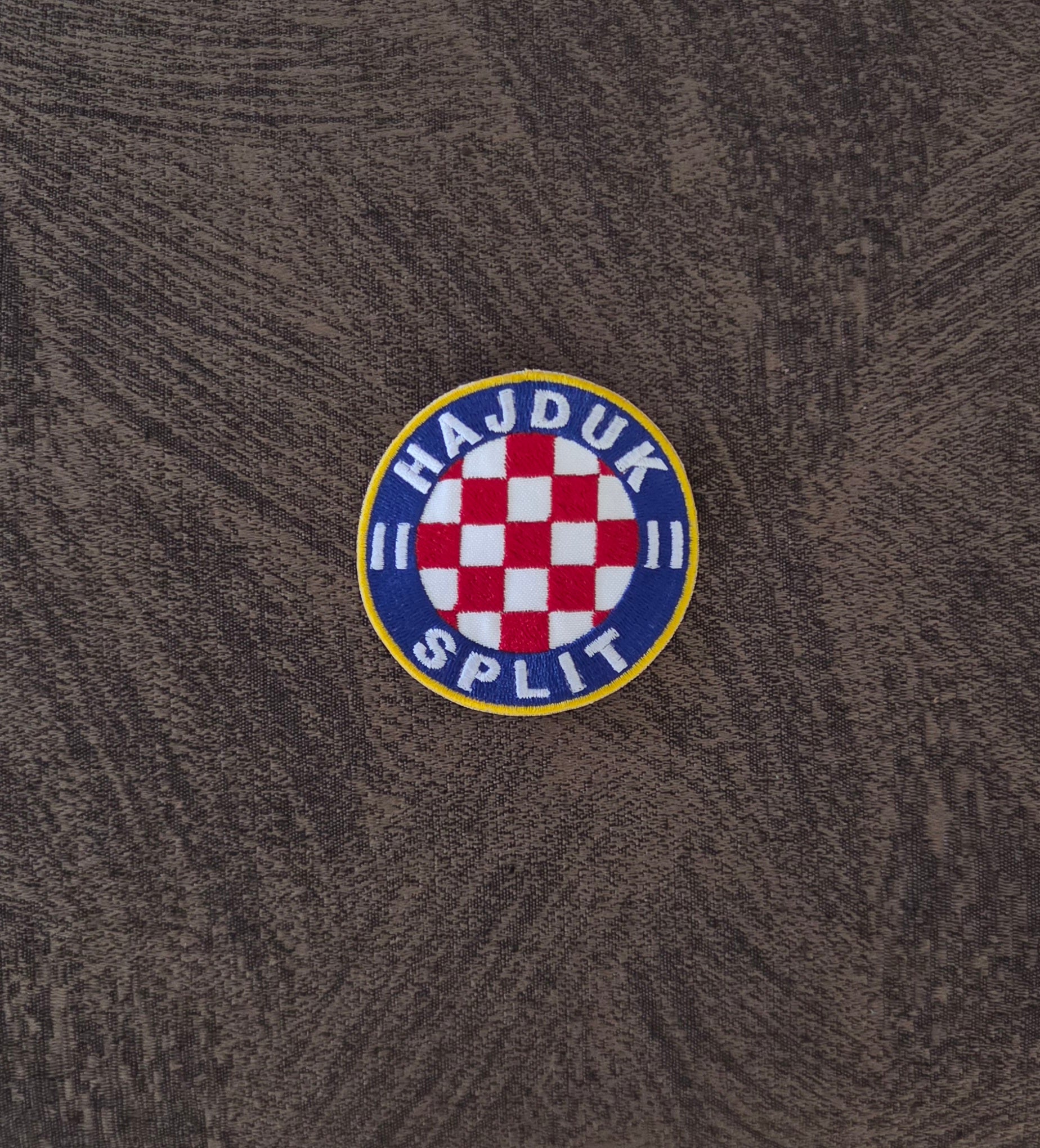 Patch Toppa Replica HAJDUK SPLIT 7cm Ricamata Termoadesiva e da Cucire