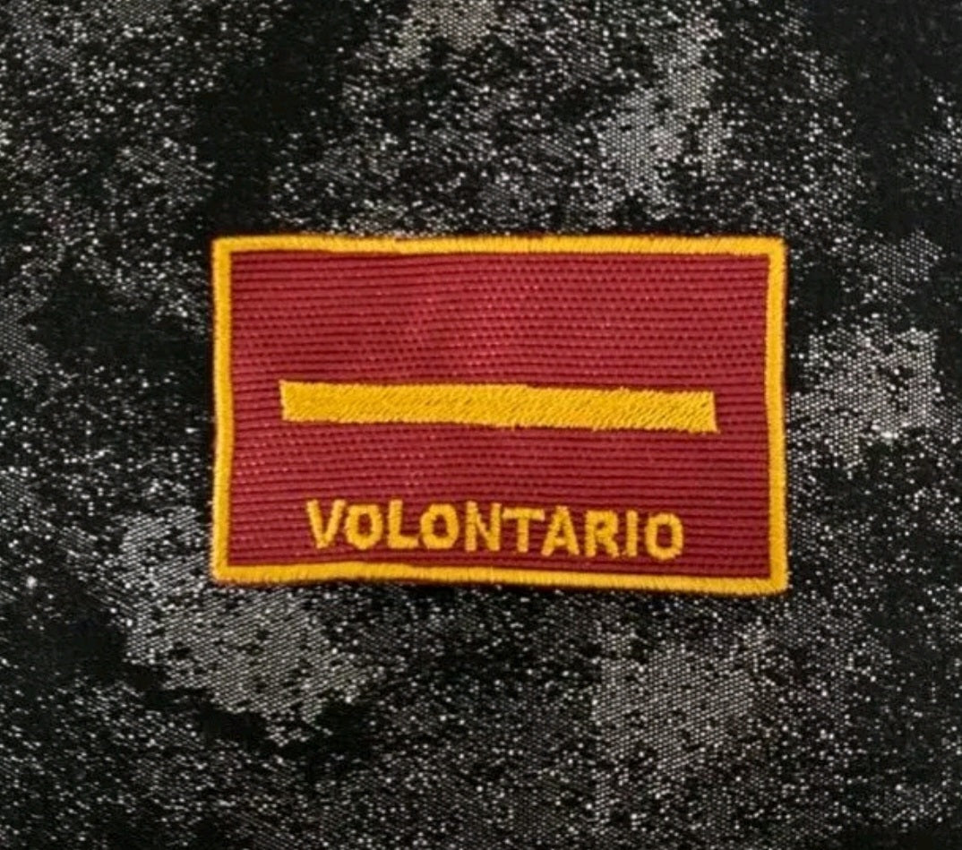 Scratch Patch Vigili del Fuoco Capo Squadra con Velcro M.eF. 8X5CM