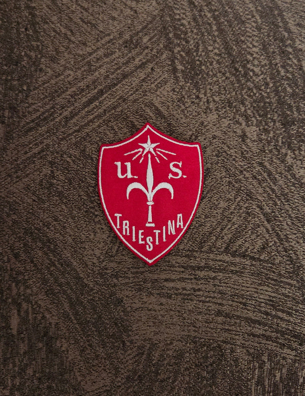 Patch Toppa Stemma Triestina Calcio 8x6cm Ricamata Termoadesiva e da Cucire