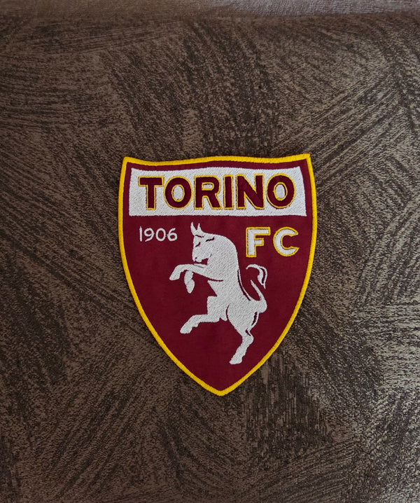Patch Toppa Ricamata FC Torino Calcio 14x12cm Termoadesiva e da Cucire