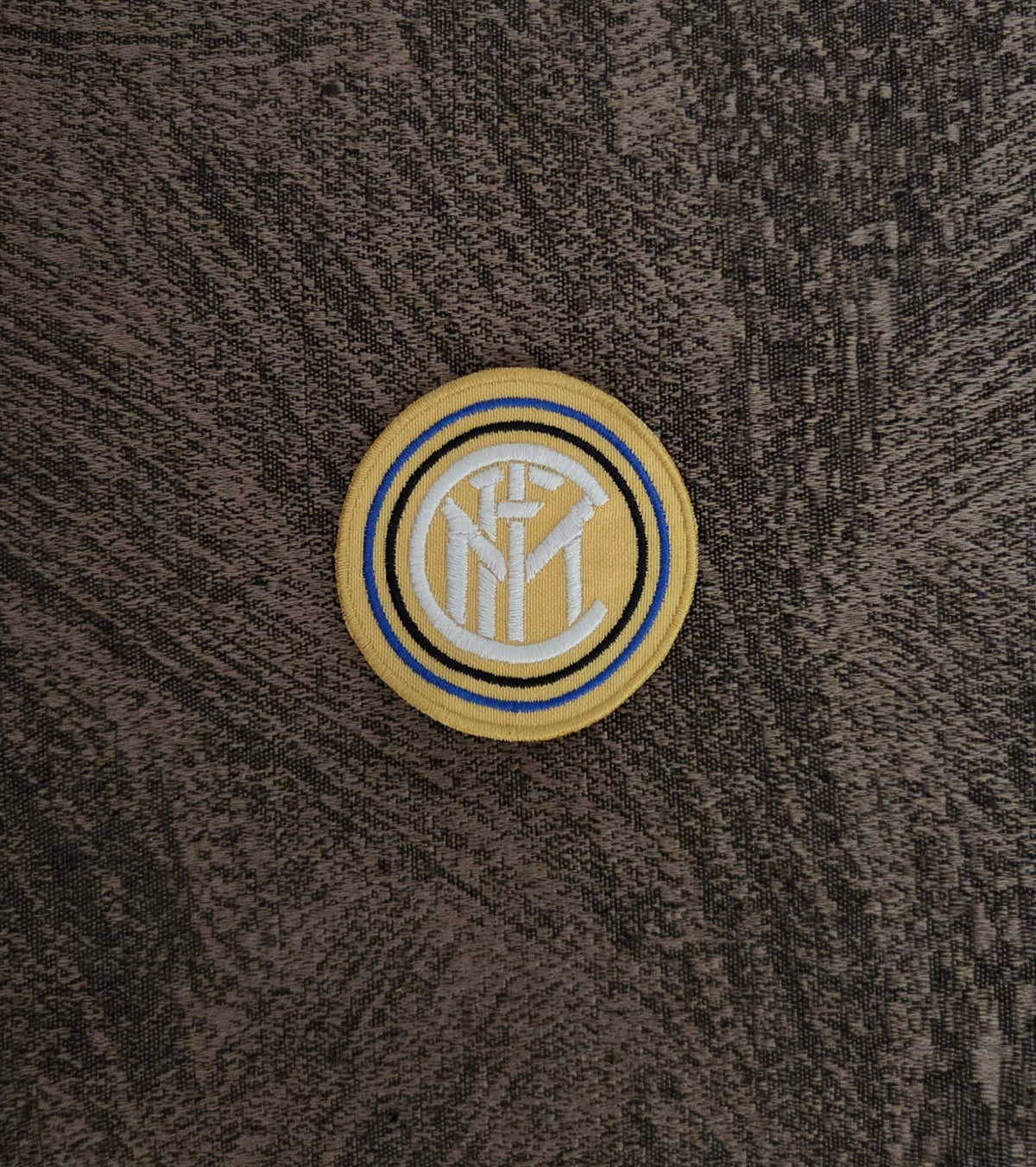 Patch Toppa Inter Calcio Ricamata Termoadesiva e da Cucire Diametro 5.5 cm