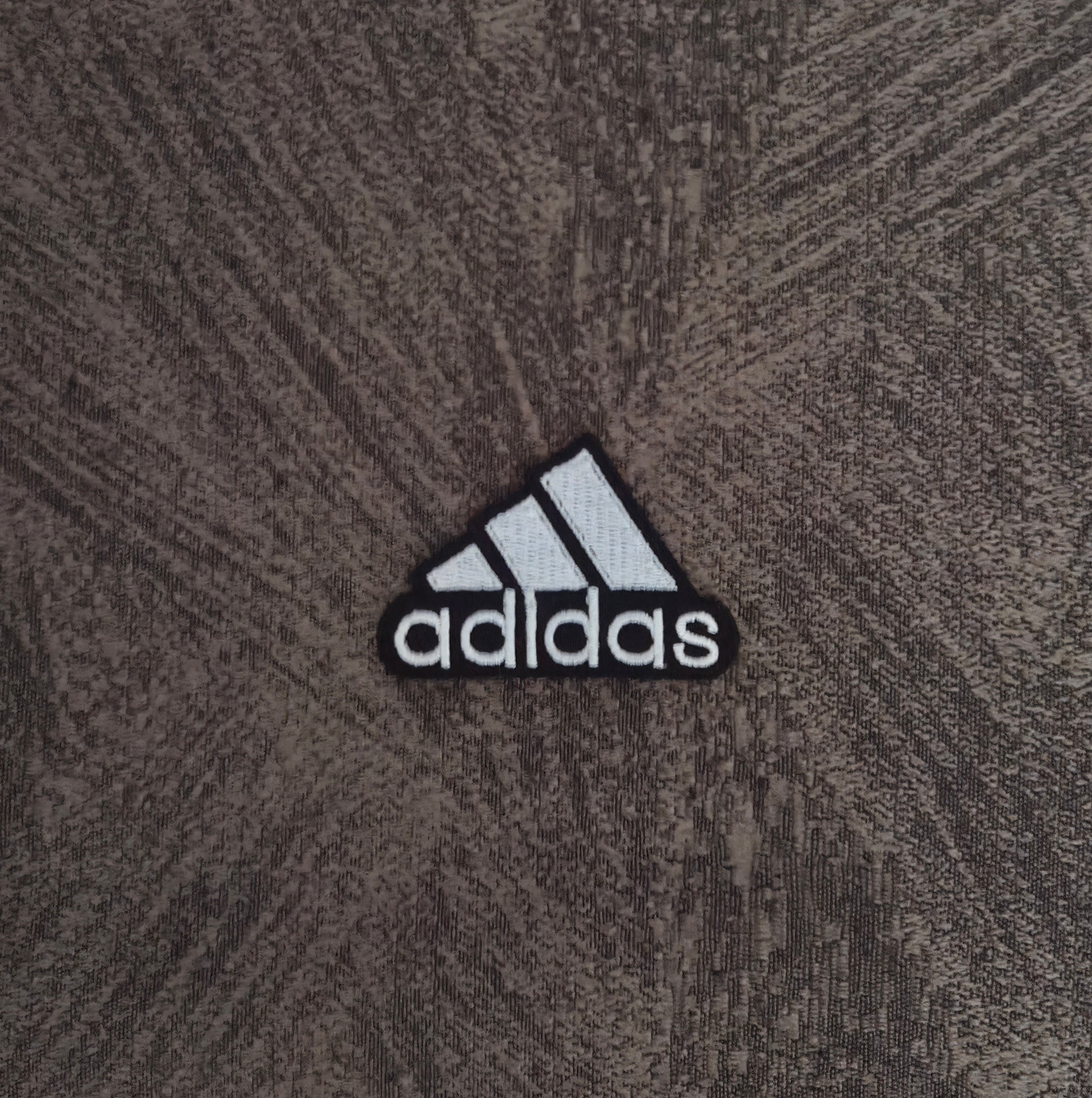 Patch Toppa Replica Adidas 6x4cm Ricamata Termoadesiva e da Cucire