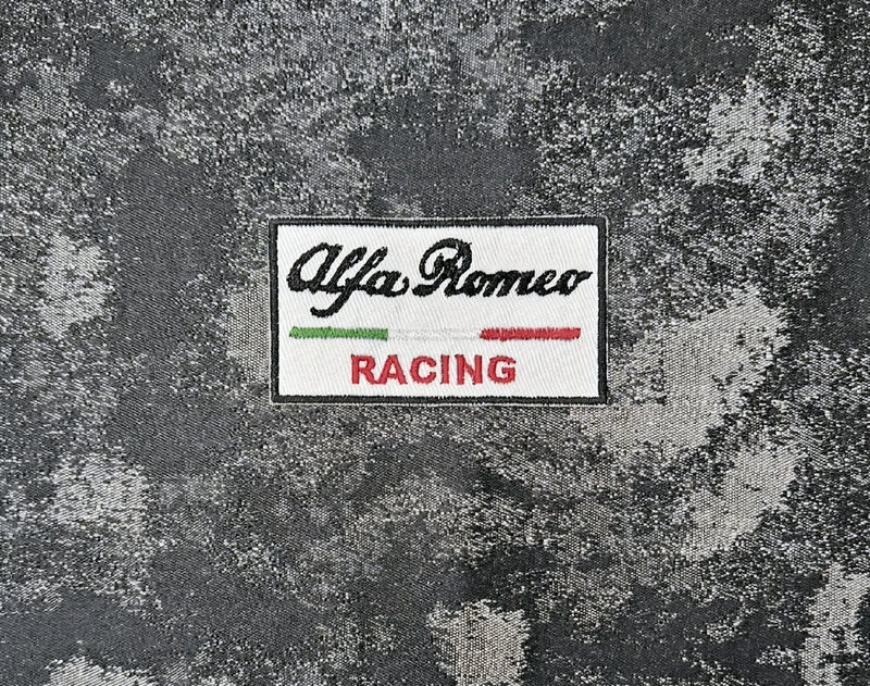 Patch Toppa Ricamata Alfa Romeo Racing Termoadesiva e da Cucire 8x4.5cm