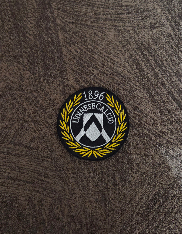 Patch Toppa Udinese Calcio Diametro 7cm Ricamata Termoadesiva e da Cucire