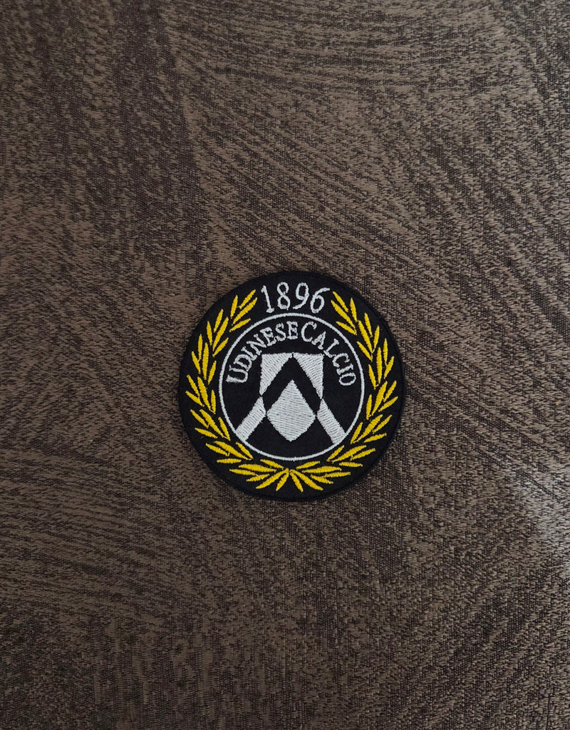Patch Toppa Udinese Calcio Diametro 7cm Ricamata Termoadesiva e da Cucire