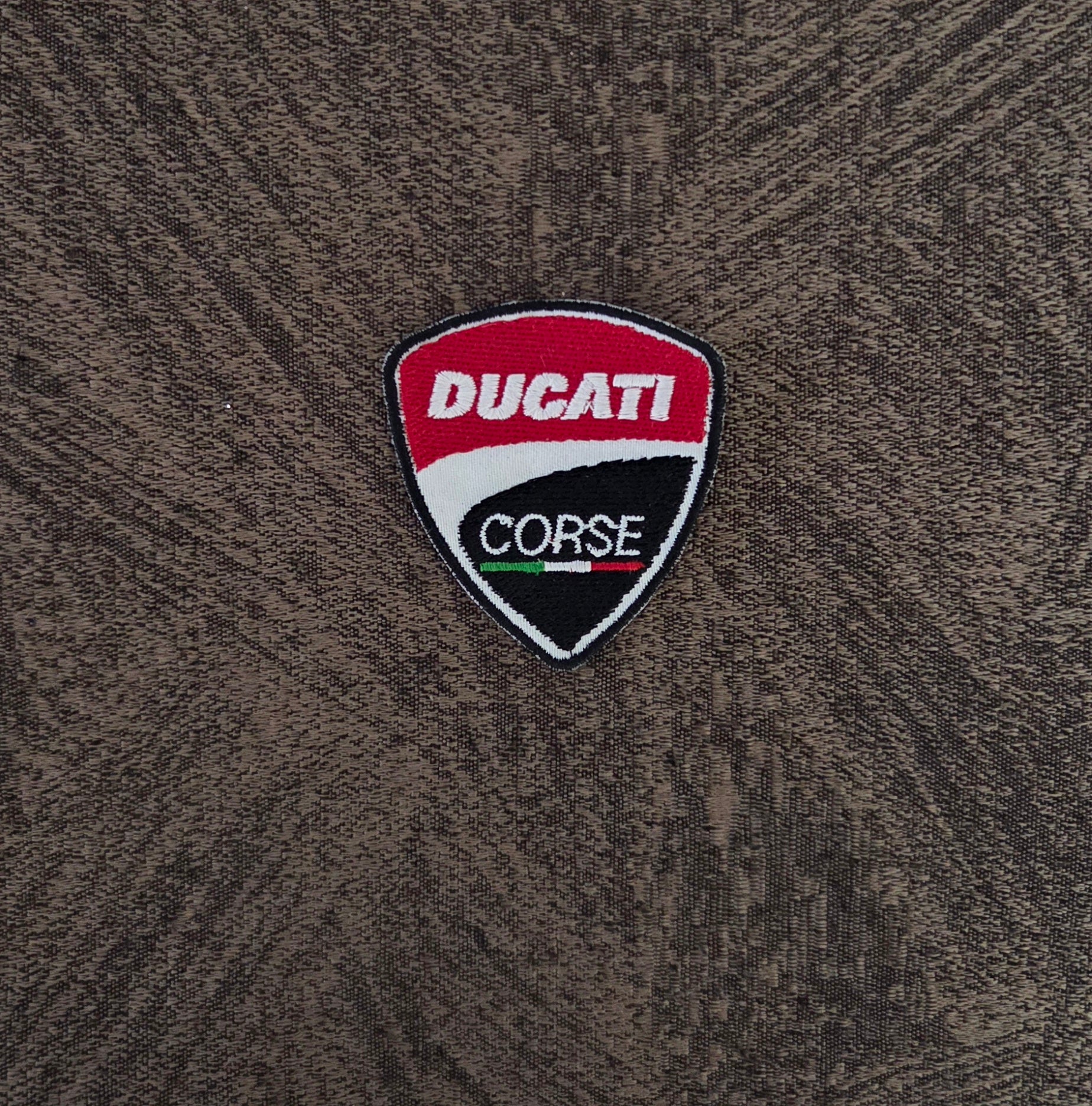 Patch Toppa Ricamata Ducati Corse 6X5.5CM Termoadesiva e da Cucire