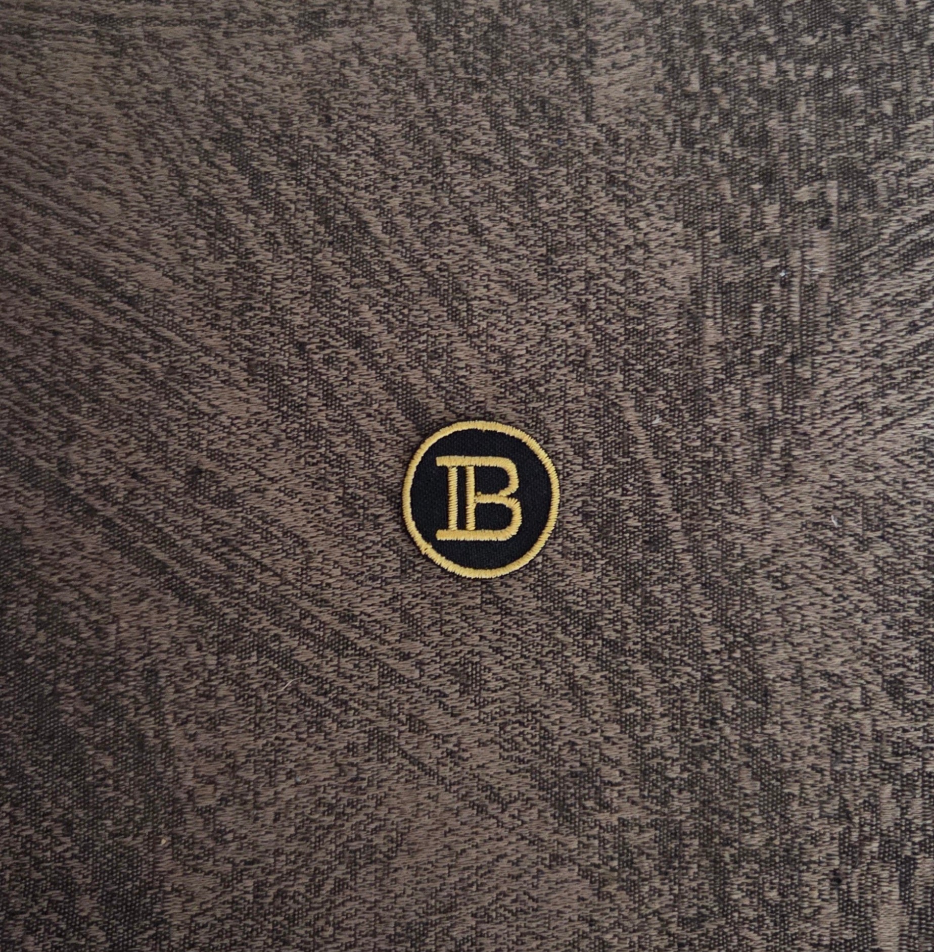 Patch Toppa Replica Balmain Ricamata Termoadesiva e da Cucire 2.5x2.5cm