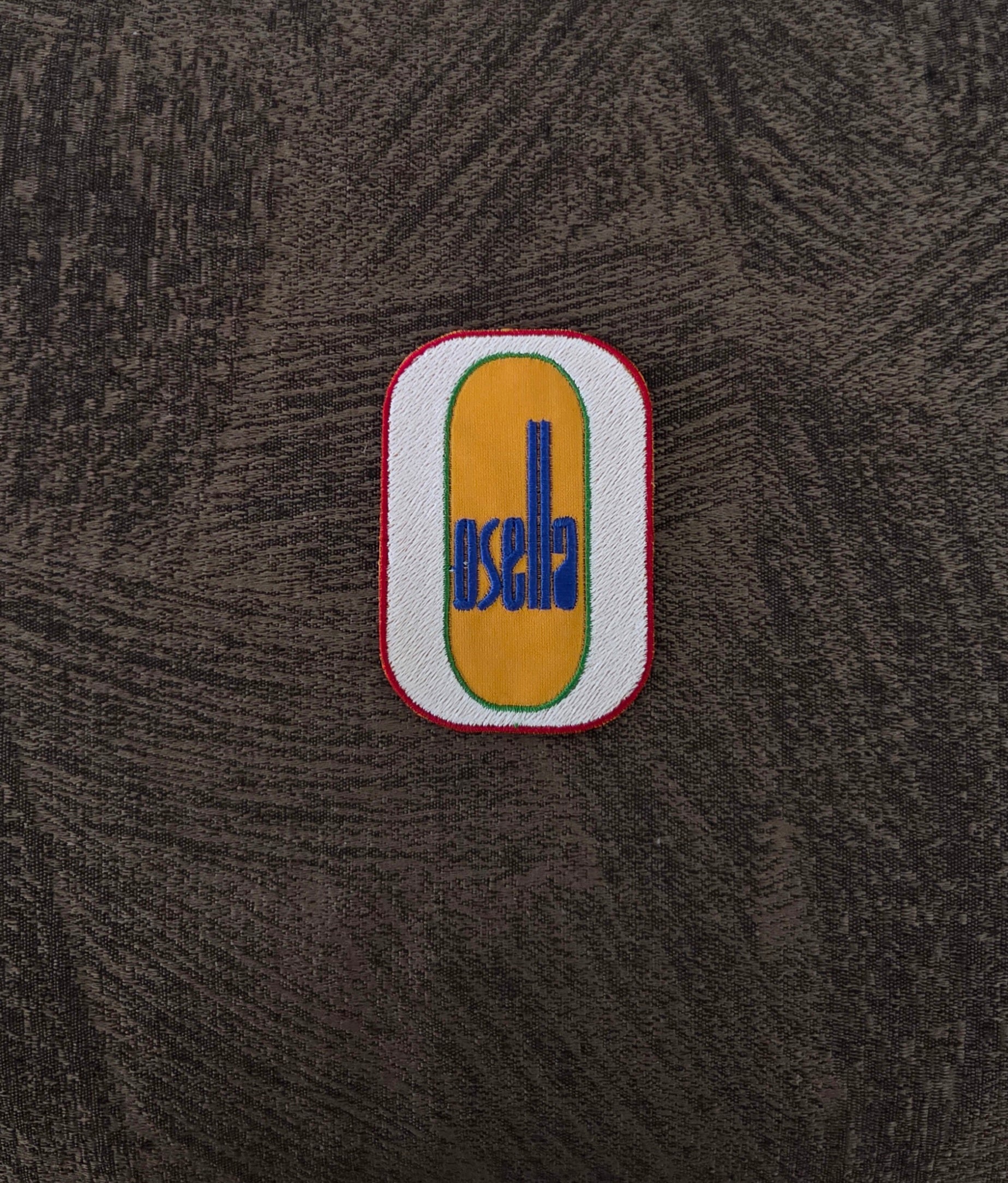 Patch Toppa Osella Corse Ricamata Termoadesiva o da Cucire 8x5 cm