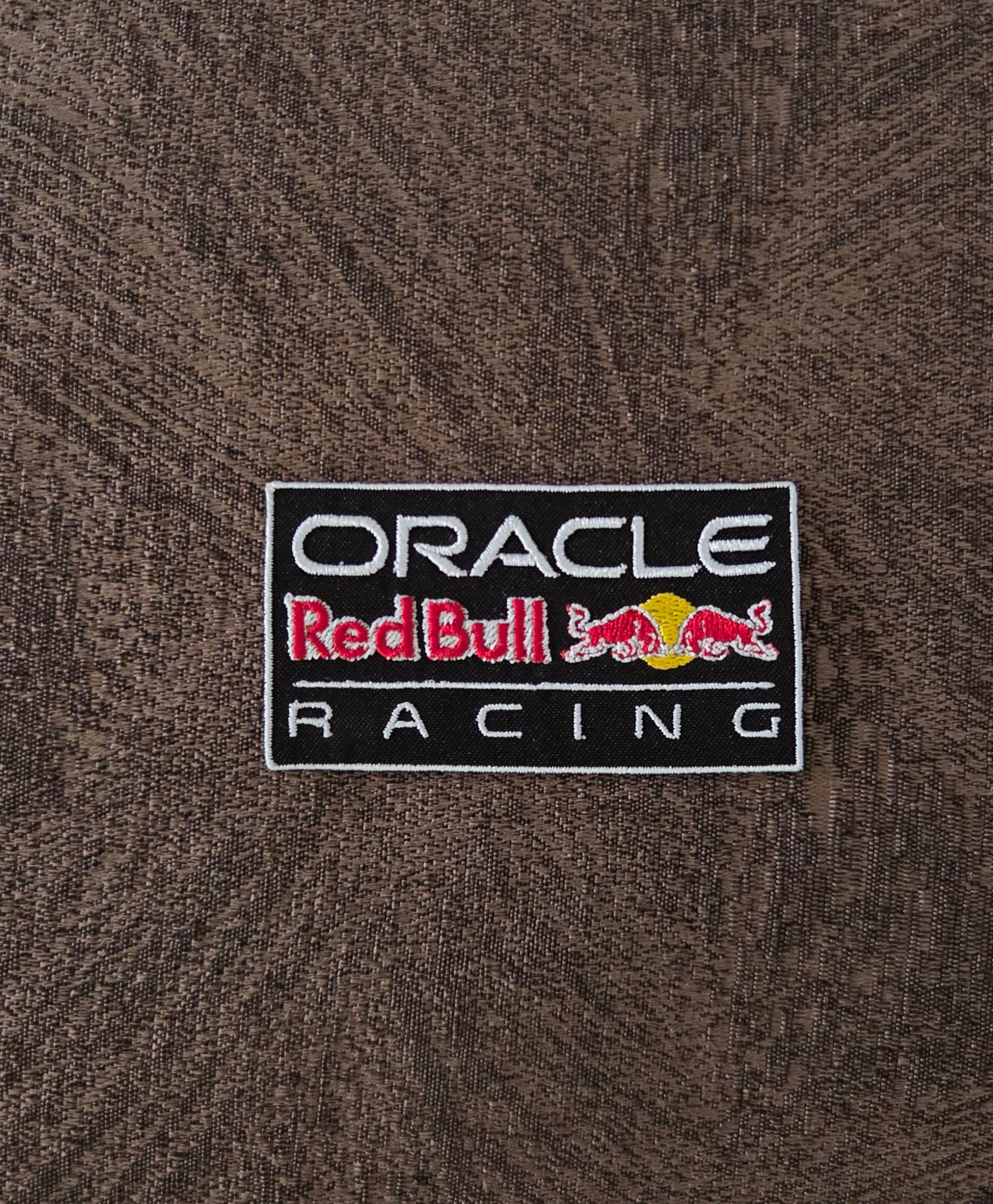 Patch Toppa Ricamata Oracle Red Bull Racing Termoadesiva e da Cucire 8X4,5 CM