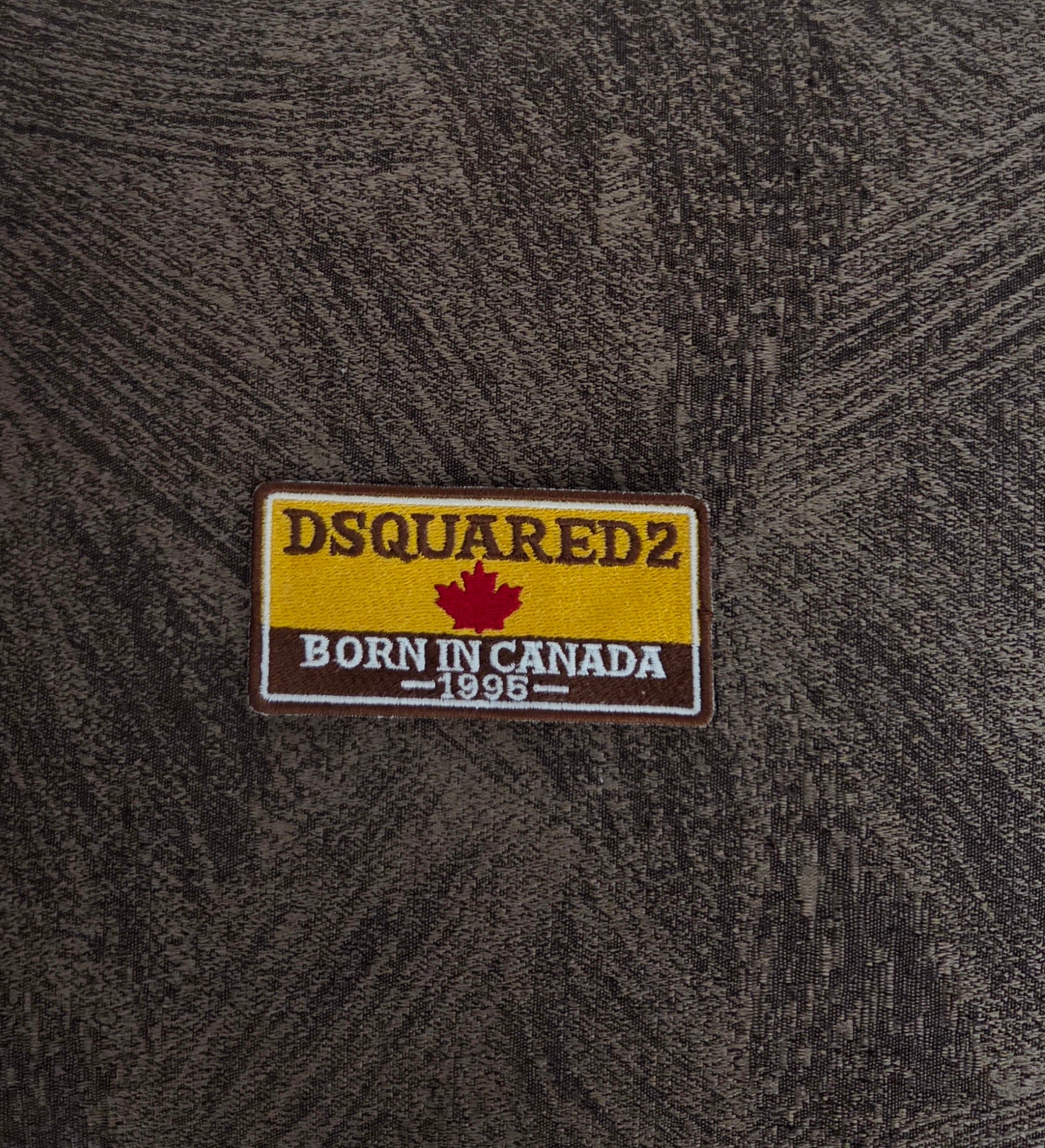 Patch Toppa Ricamata Replica D2 Icon Dsquared2 Termoadesiva e da Cucire 10x5CM Circa