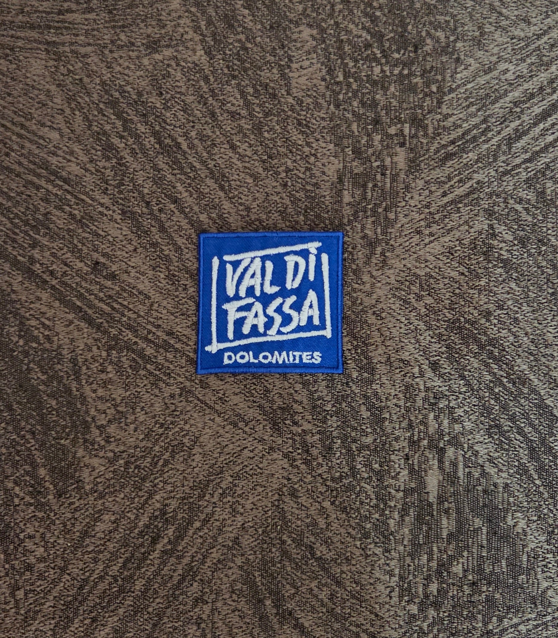 Patch Toppa Val di Fassa Ricamata  Termoadesiva e da Cucire 5x5 cm