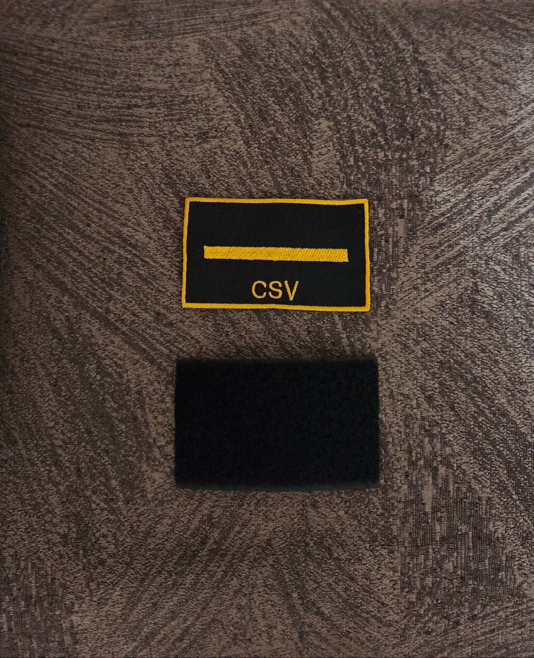 Toppa Patch Vigili del Fuoco CSV Ricamata con Velcro M.eF. Cucito 8X5 CM