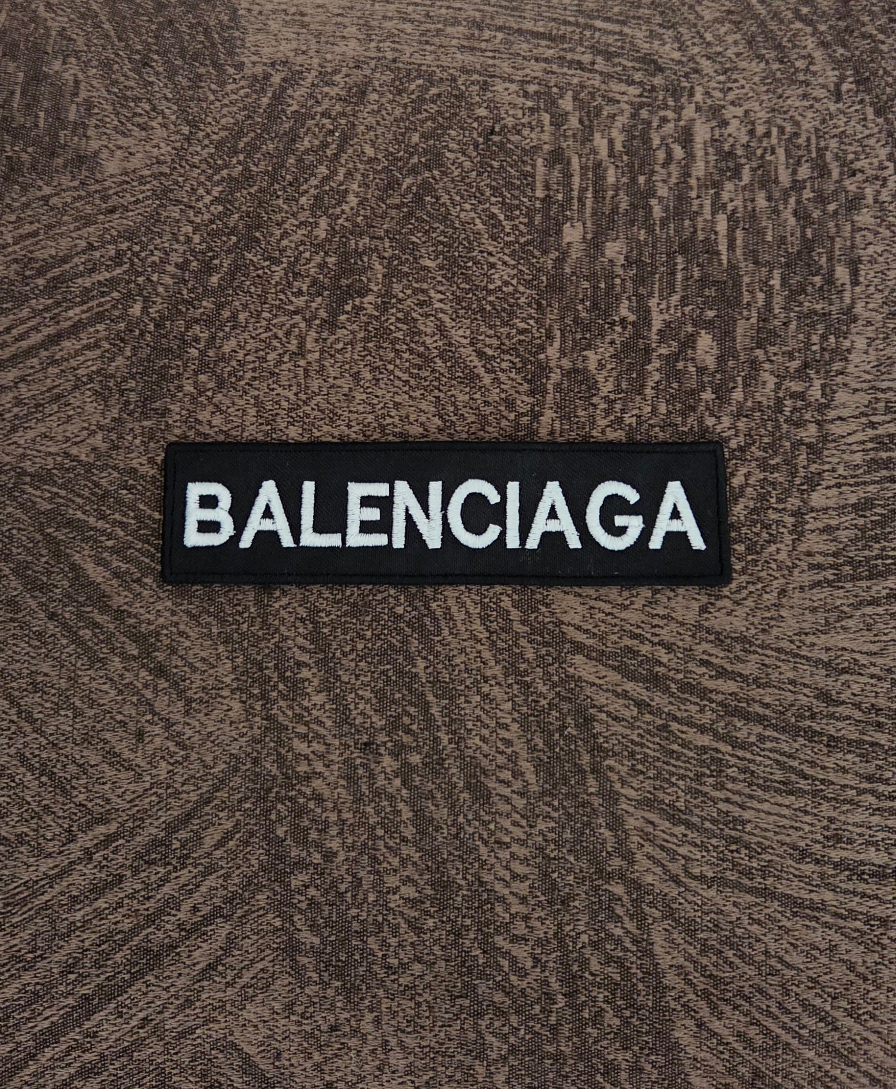 Patch Toppa Ricamata Replica Balenciaga 12X3CM Termoadesiva e da Cucire