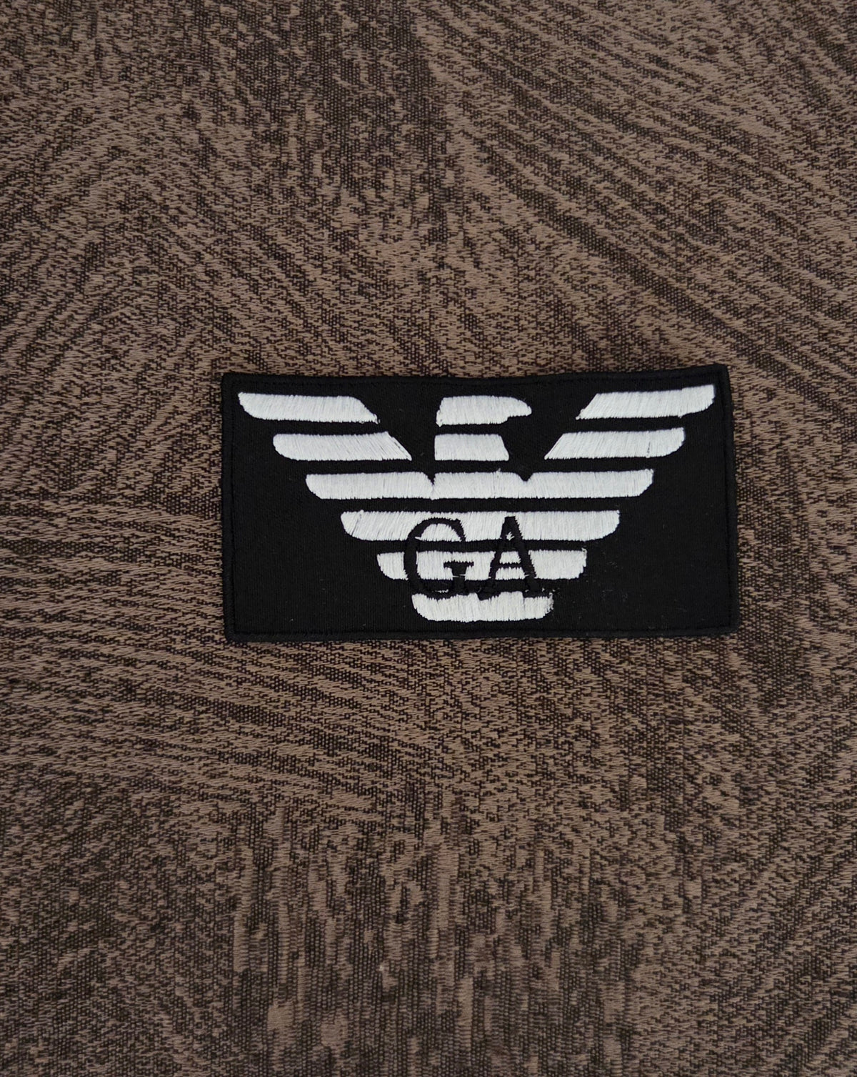 Patch Toppa Replica Giorgio Armani EA7 9x4.5cm Ricamata Termoadesiva e da Cucire