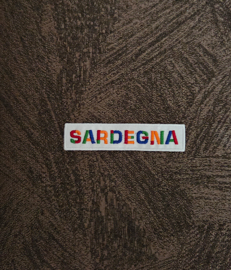 TOPPA PATCH Sardegna 9x2cm Ricamata Termoadesiva e da Cucire
