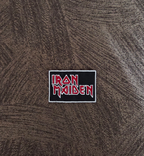 Patch Toppa Ricamata Iron Maiden Heavy Metal Termoadesiva o da Cucire 6,5x4,5 CM