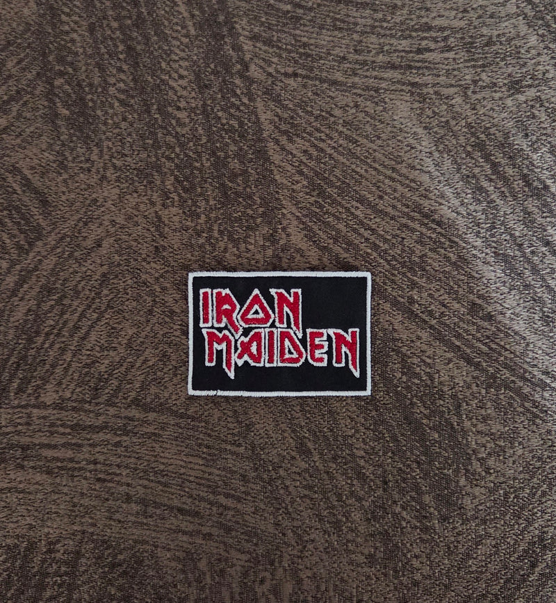 Patch Toppa Ricamata Iron Maiden Heavy Metal Termoadesiva o da Cucire 6,5x4,5 CM