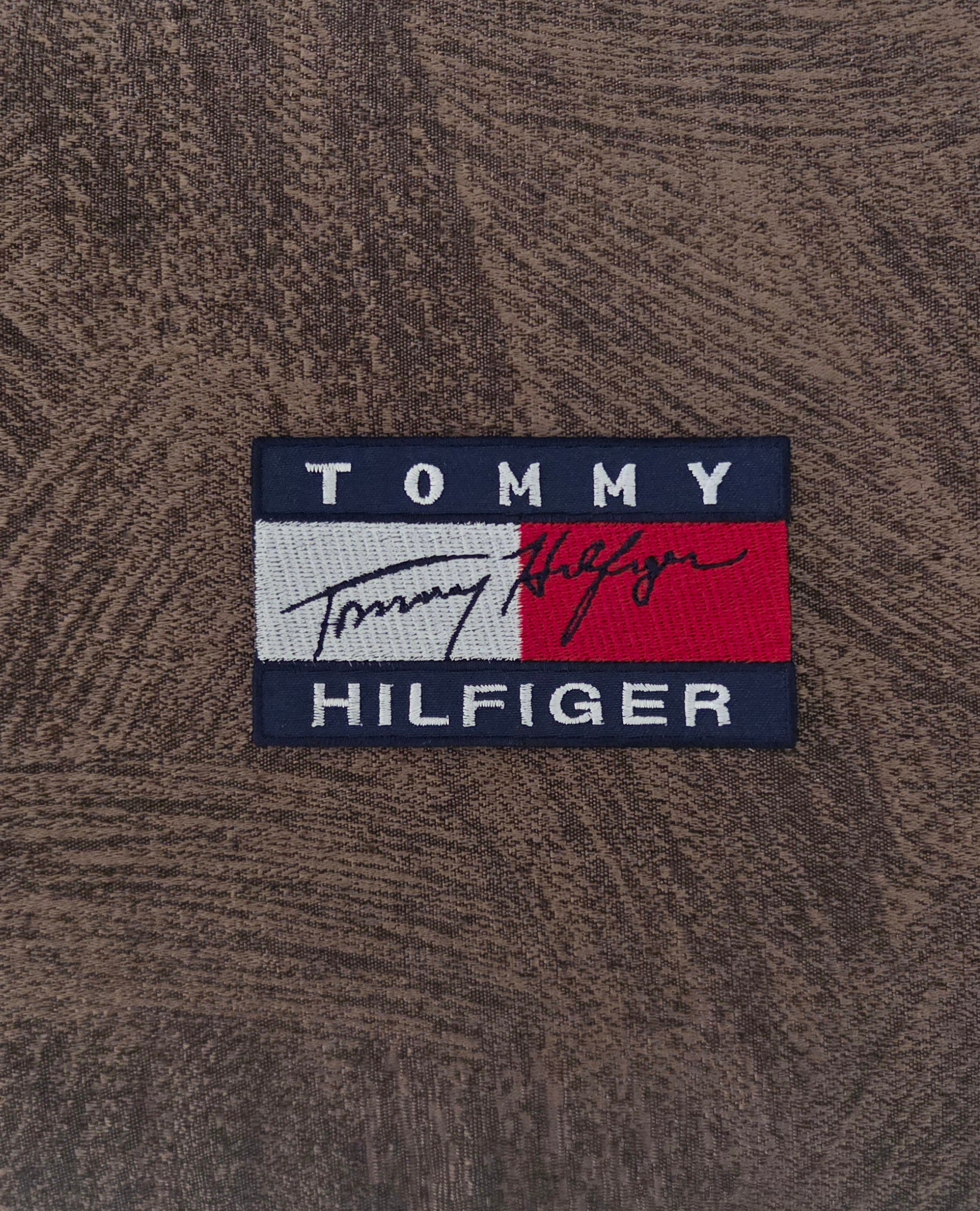 Patch Toppa Replica Tommy Hilfiger Jeans 10x6cm Ricamata Termoadesiva e da cucire