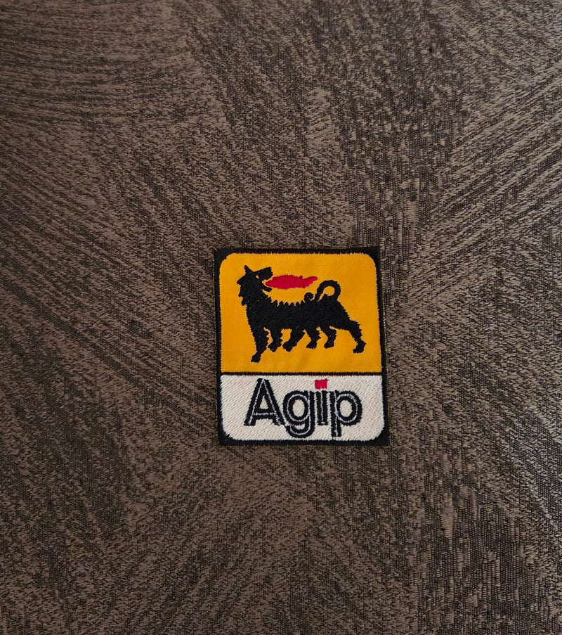 TOPPA PATCH Agip 7x6cm Ricamata Termoadesiva e da Cucire