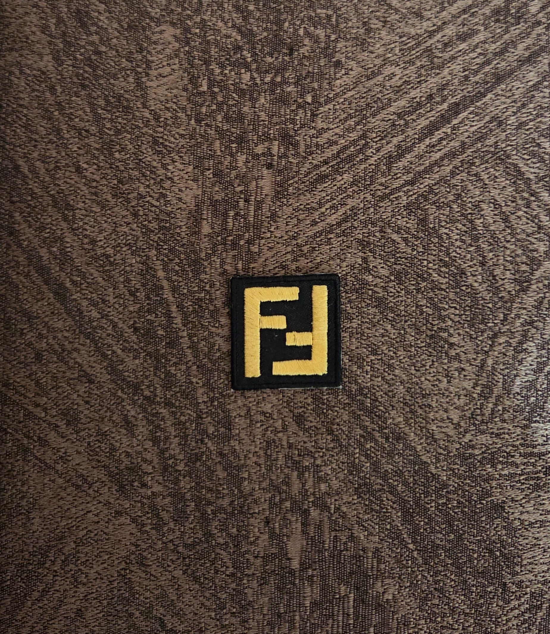 Patch Toppa Replica Fendi 3x3cm Ricamata Termoadesiva e da Cucire