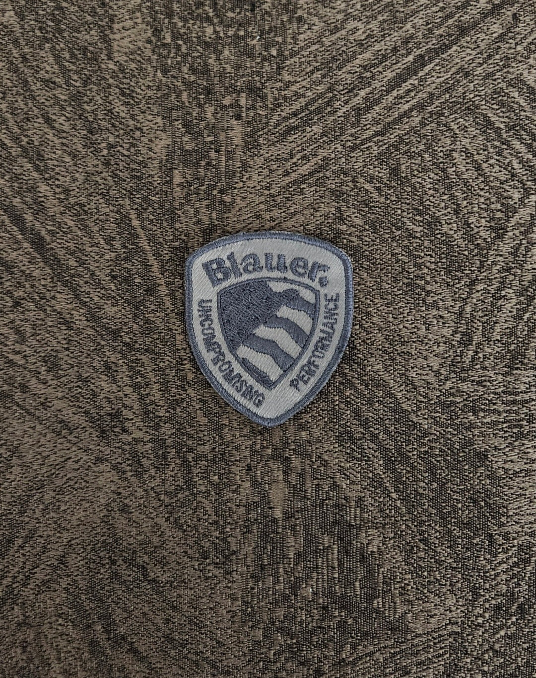 Patch Toppa Replica Blauer Grigio 7X6cm Ricamata Termoadesiva e da Cucire