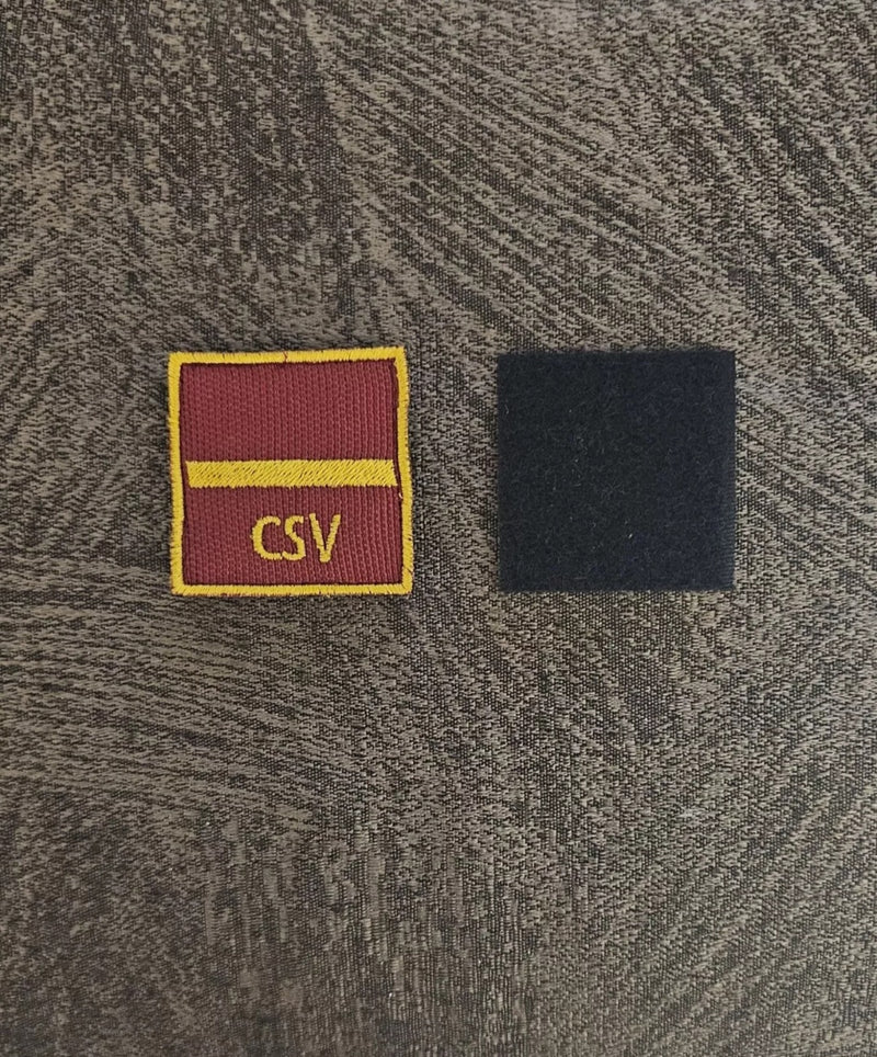 Scratch Patch Vigili del Fuoco Capo Squadra con Velcro M.eF. 5X5CM
